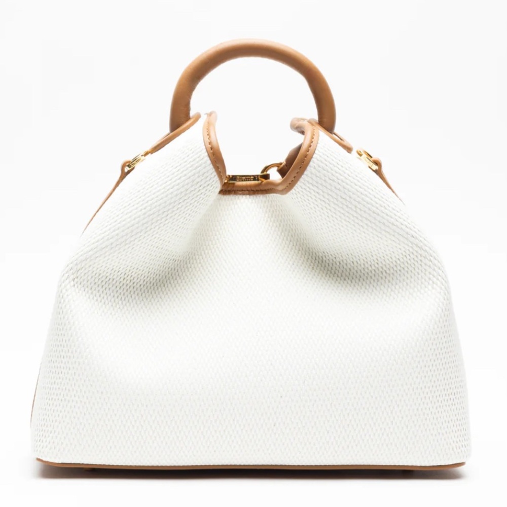Elleme Raisin Raffia White/Caramel
